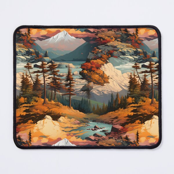 Item preview, Tatra Mountain Dream: Seamless Nature Pattern designed and sold by VoyteksDesigns.