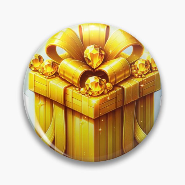 Item preview, Beautiful Yellow Wrapped Gift Die- Cut Sticker designed and sold by mymagicstoreus.