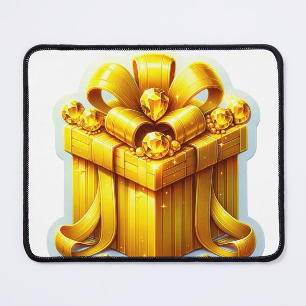 Item preview, Beautiful Yellow Wrapped Gift Die- Cut Sticker designed and sold by mymagicstoreus.