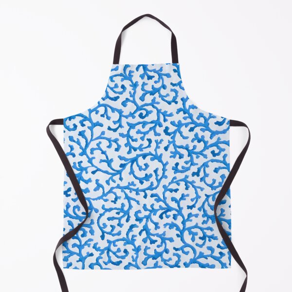 Item preview, Blue and white corals designed and sold by SophieClimaArt.