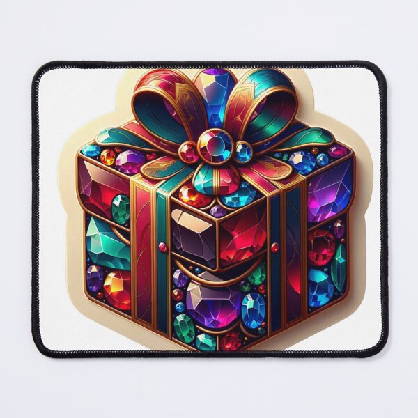 Item preview, Beautiful Multi- Color Gift Wrapped Gift Die- Cut Sticker designed and sold by mymagicstoreus.