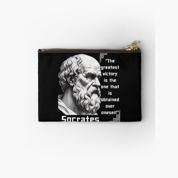 Item preview, Portrait Socrates famous quote for stoics lovers designed and sold by CachoGlorious.