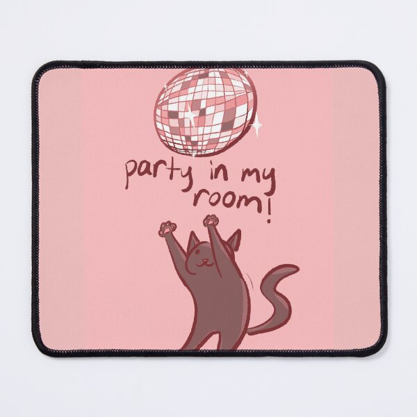 Item preview, Party in My Room Cat! designed and sold by zwoddie.