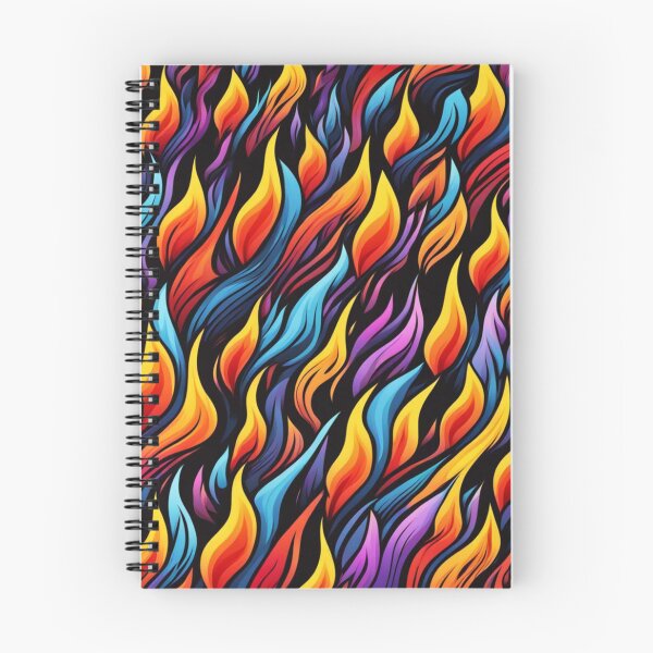 Item preview, Abstract Colorful Flames Pattern designed and sold by calibrit.