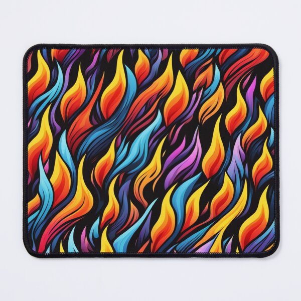Item preview, Abstract Colorful Flames Pattern designed and sold by calibrit.