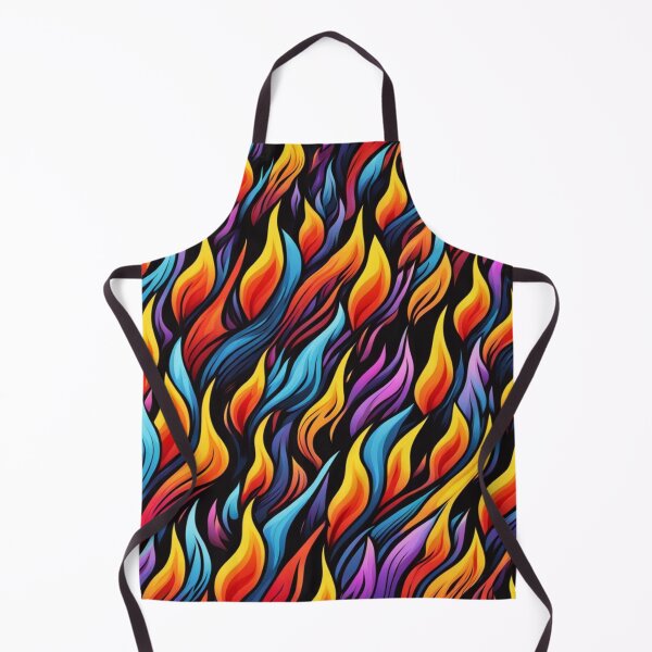 Item preview, Abstract Colorful Flames Pattern designed and sold by calibrit.
