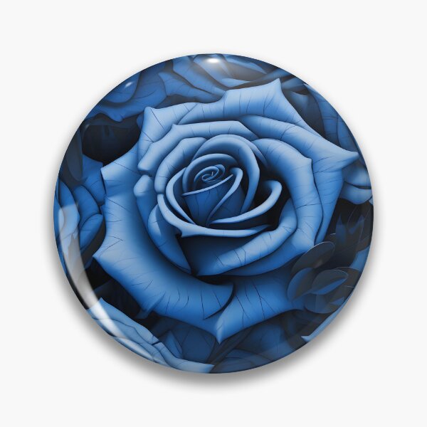 Item preview, Stunning blue rose camouflage Print designed and sold by dcrc.