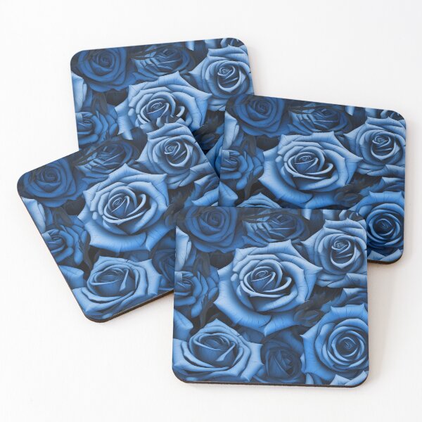 Item preview, Stunning blue rose camouflage Print designed and sold by dcrc.