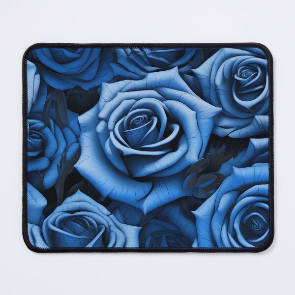 Item preview, Stunning blue rose camouflage Print designed and sold by dcrc.