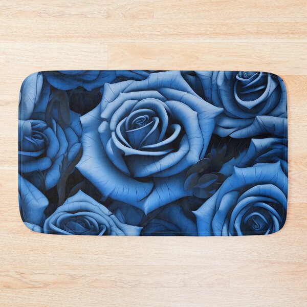 Item preview, Stunning blue rose camouflage Print designed and sold by dcrc.