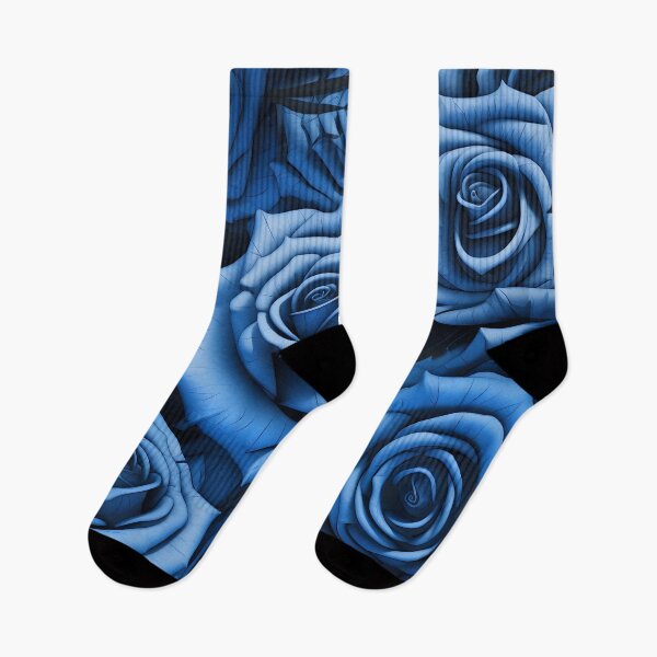 Item preview, Stunning blue rose camouflage Print designed and sold by dcrc.