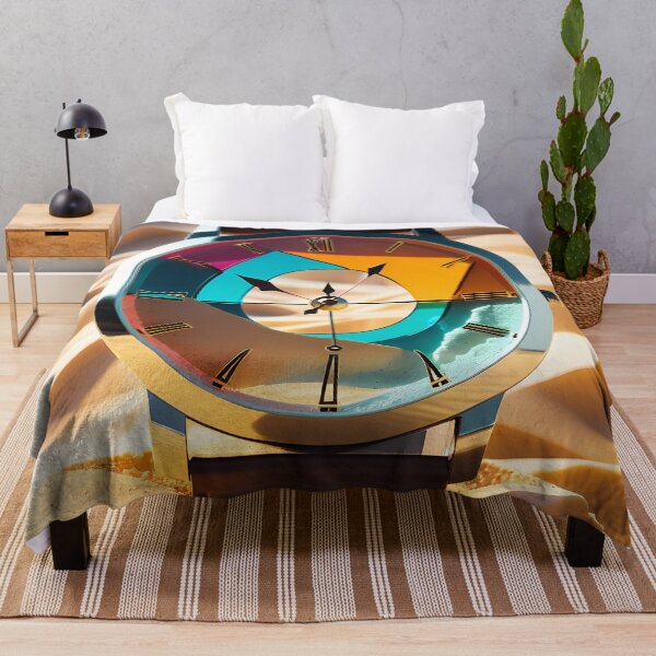 Item preview, Aquatic Echoes: Crystal Clock that Resonates with Time designed and sold by Artedig.