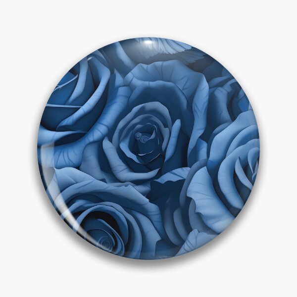 Item preview, Stunning blue rose camouflage Print designed and sold by dcrc.