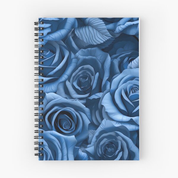 Item preview, Stunning blue rose camouflage Print designed and sold by dcrc.