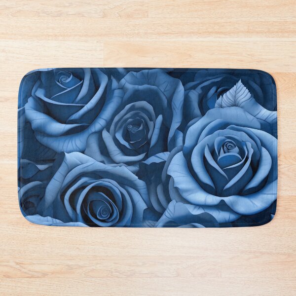 Item preview, Stunning blue rose camouflage Print designed and sold by dcrc.