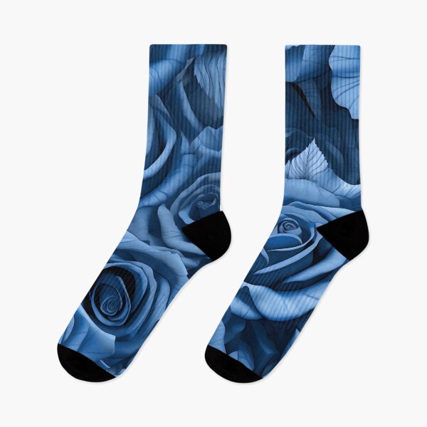 Item preview, Stunning blue rose camouflage Print designed and sold by dcrc.