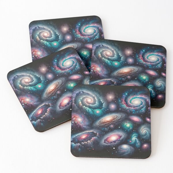 Item preview, Watercolor of Distant Galaxies  designed and sold by ScroggMcGoose.