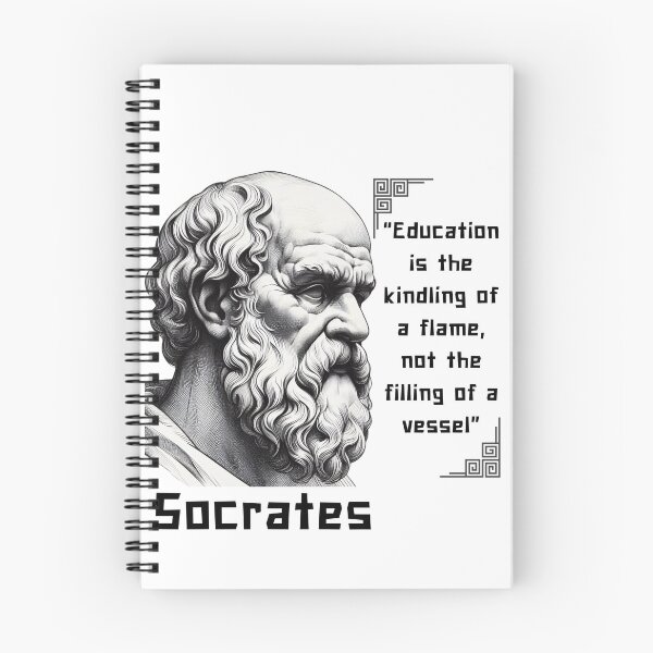 Item preview, Portrait Socrates famous quote for stoicism lovers designed and sold by CachoGlorious.