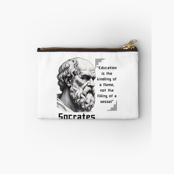 Item preview, Portrait Socrates famous quote for stoicism lovers designed and sold by CachoGlorious.