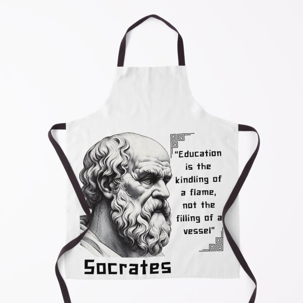 Item preview, Portrait Socrates famous quote for stoicism lovers designed and sold by CachoGlorious.