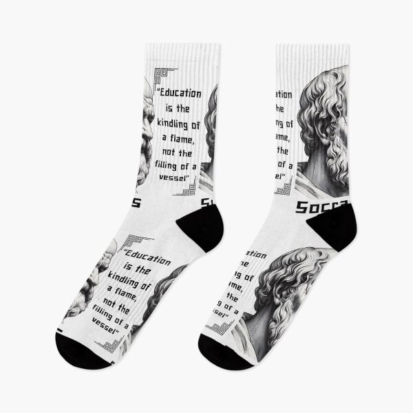 Item preview, Portrait Socrates famous quote for stoicism lovers designed and sold by CachoGlorious.