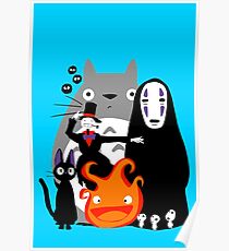 Ghibli'd Away Poster