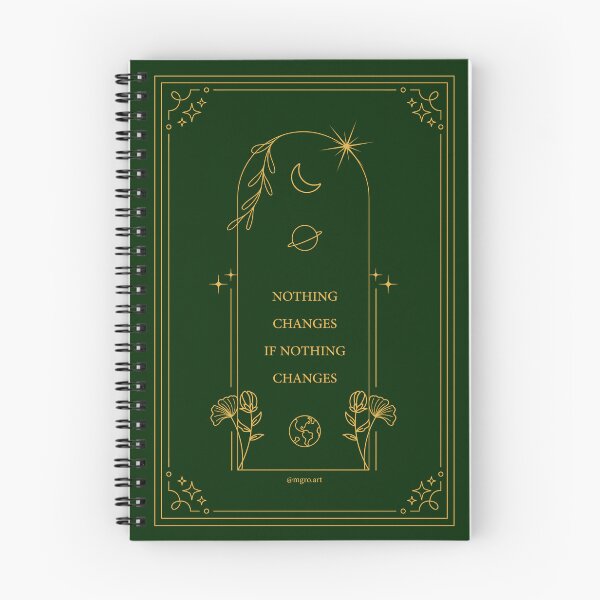 Item preview, Nothing changes if nothing changes designed and sold by mgro-art.