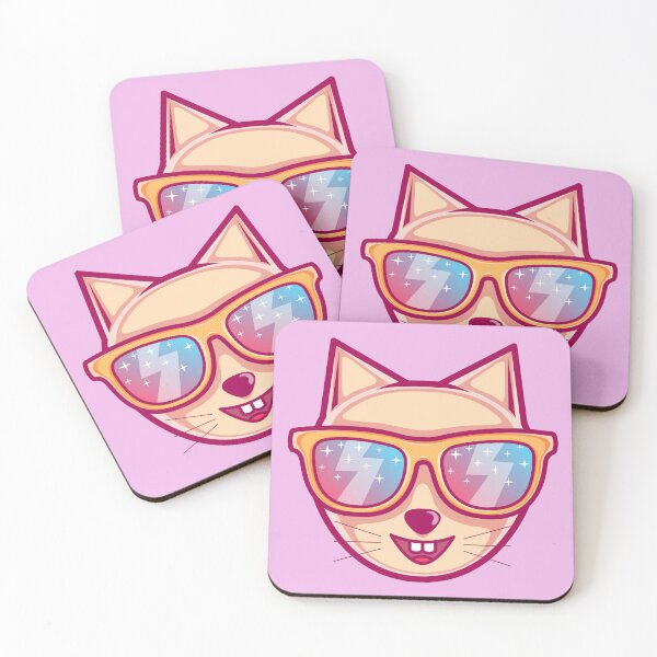 Item preview, cool cat with glasses designed and sold by hexthor.