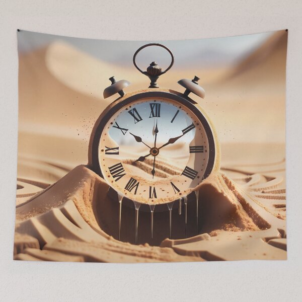 Item preview, Temporal Crystal Waterfall: Clock in a Visual Torrent designed and sold by Artedig.