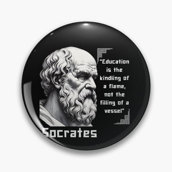 Item preview, Portrait Socrates famous quote for stoicism lovers designed and sold by CachoGlorious.