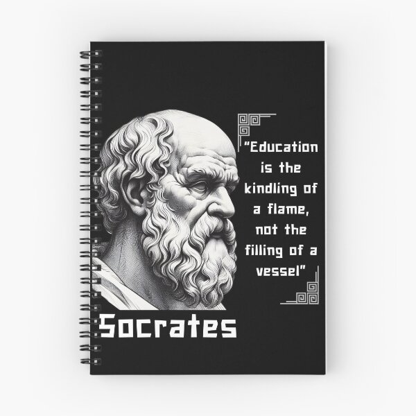 Item preview, Portrait Socrates famous quote for stoicism lovers designed and sold by CachoGlorious.