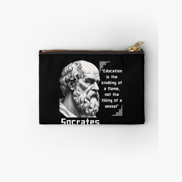 Item preview, Portrait Socrates famous quote for stoicism lovers designed and sold by CachoGlorious.