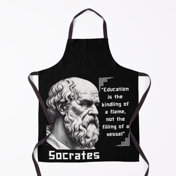 Item preview, Portrait Socrates famous quote for stoicism lovers designed and sold by CachoGlorious.