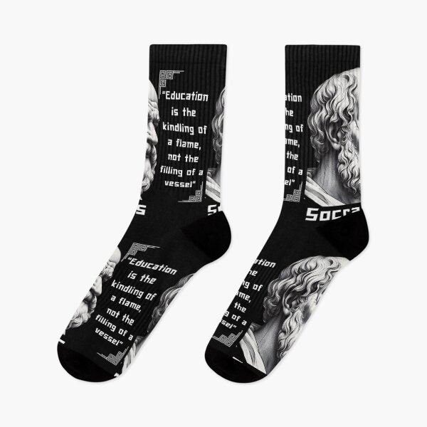 Item preview, Portrait Socrates famous quote for stoicism lovers designed and sold by CachoGlorious.