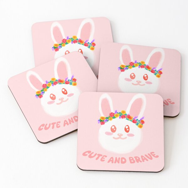 Item preview, Kawaii Bunny 'Cute and Brave' designed and sold by IsabellaSayuri.