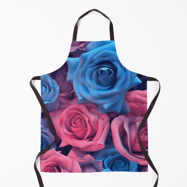 Item preview, stunning blue and pink rose camouflage print designed and sold by dcrc.