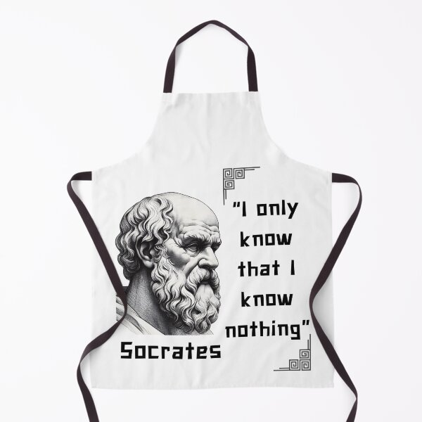 Item preview, Portrait Socrates famous quote for stoicism lovers designed and sold by CachoGlorious.