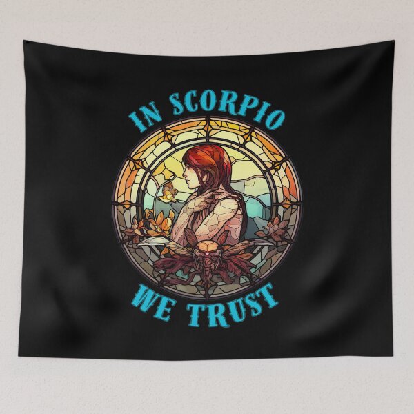 Item preview, In Scorpio We Trust. scorpio birthday designed and sold by ZodiacWonders.