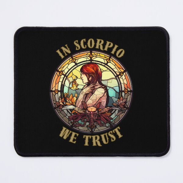 Item preview, In Scorpio We Trust. scorpio horoscope designed and sold by ZodiacWonders.