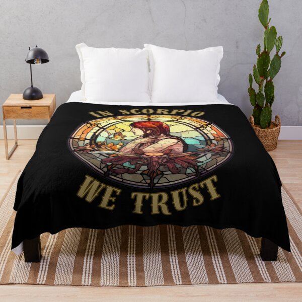 Item preview, In Scorpio We Trust. scorpio horoscope designed and sold by ZodiacWonders.
