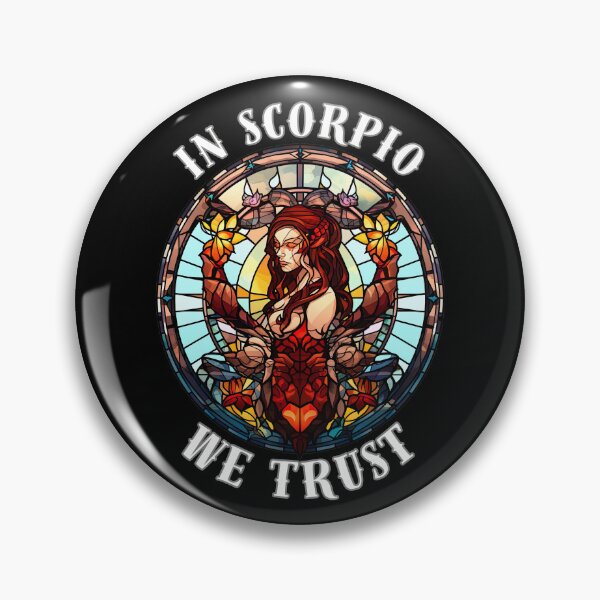 Item preview, In Scorpio We Trust. scorpio quote designed and sold by ZodiacWonders.