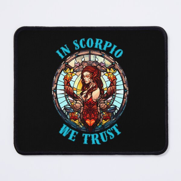 Item preview, In Scorpio We Trust. scorpio traits, designed and sold by ZodiacWonders.