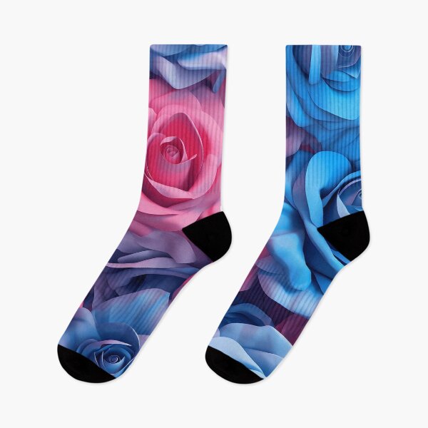 Item preview, stunning blue and pink rose camouflage print designed and sold by dcrc.