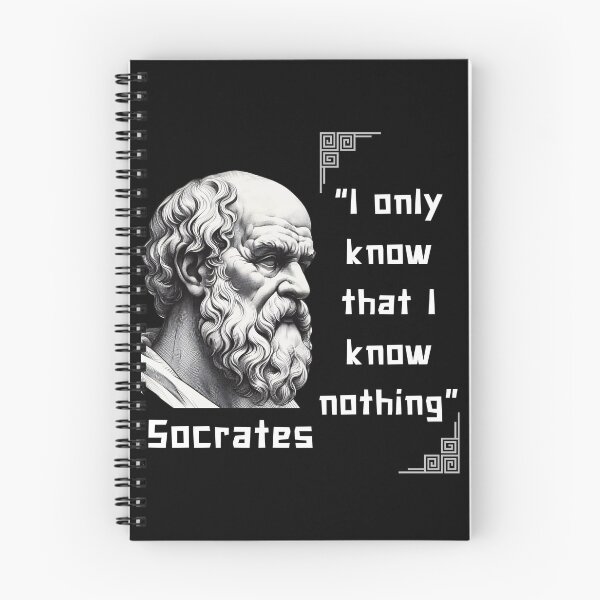 Item preview, Portrait Socrates famous quote for stoicism lovers designed and sold by CachoGlorious.