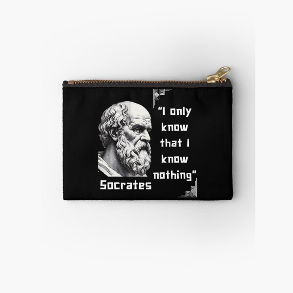 Item preview, Portrait Socrates famous quote for stoicism lovers designed and sold by CachoGlorious.