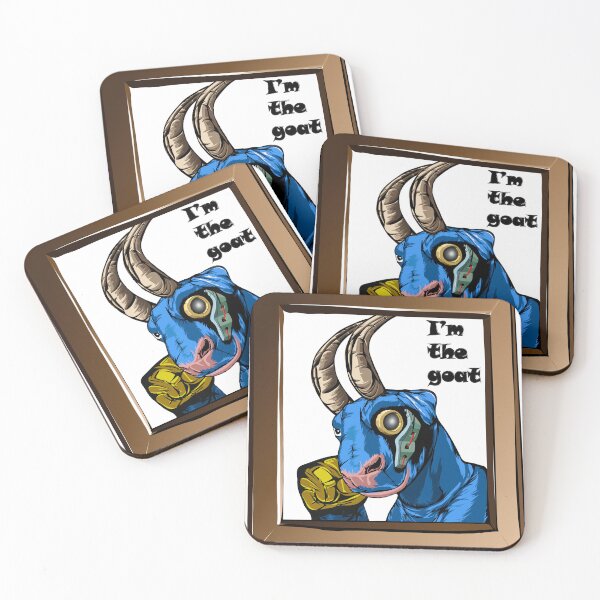 Item preview, grass arts, the blue cyber goat designed and sold by GrassArts.