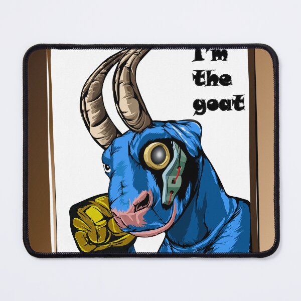 Item preview, grass arts, the blue cyber goat designed and sold by GrassArts.