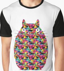 Mosaic Totoro Graphic T-Shirt