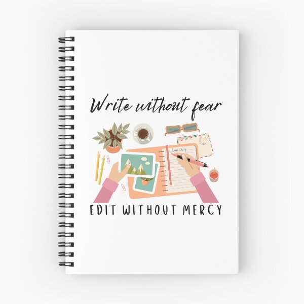 Item preview, Write without fear, edit without mercy designed and sold by BritishDelights.