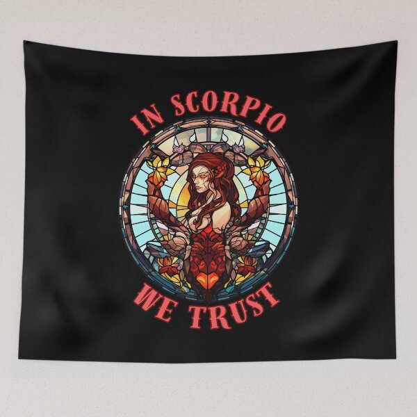 Item preview, In Scorpio We Trust. scorpio star sign designed and sold by ZodiacWonders.